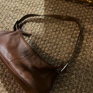 Giani Bernini Brown‎ Leather Shoulder Bag